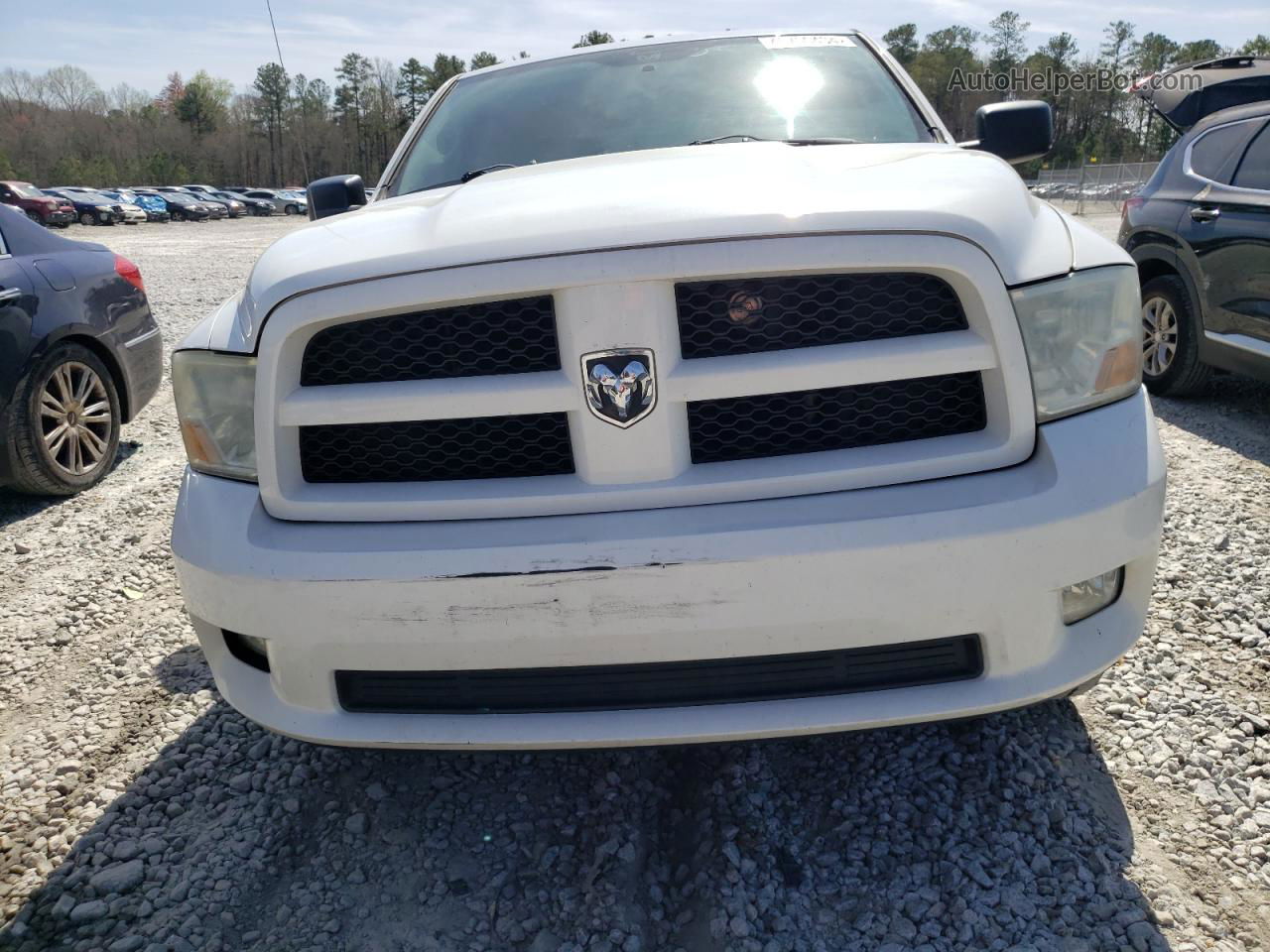 2012 Dodge Ram 1500 St White vin: 1C6RD6KT6CS141290