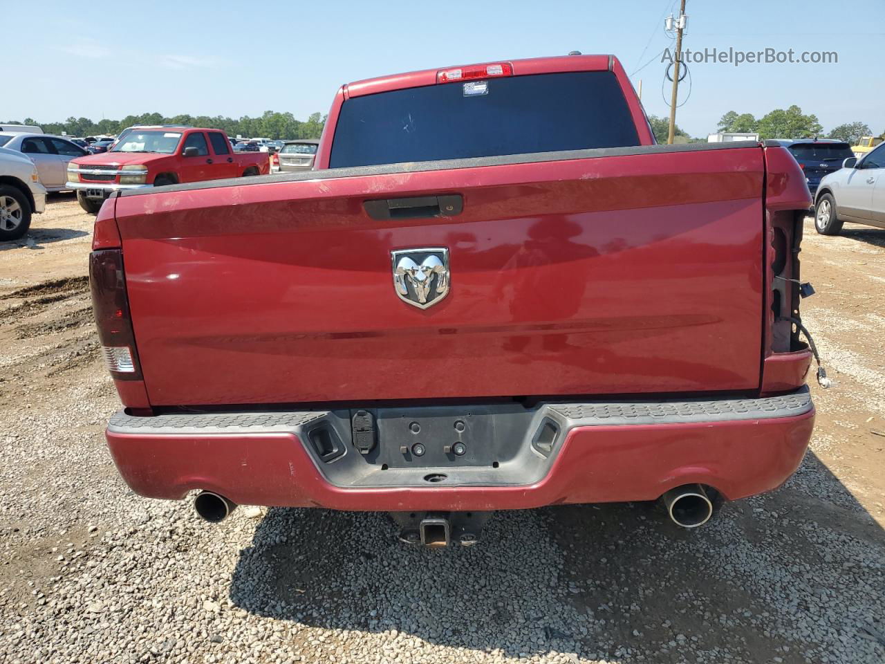 2012 Dodge Ram 1500 St Burgundy vin: 1C6RD6KT8CS175277