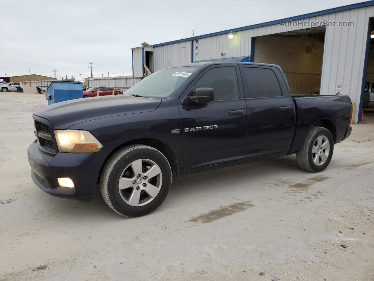 2012 Dodge Ram 1500 St Черный vin: 1C6RD6KT8CS236708