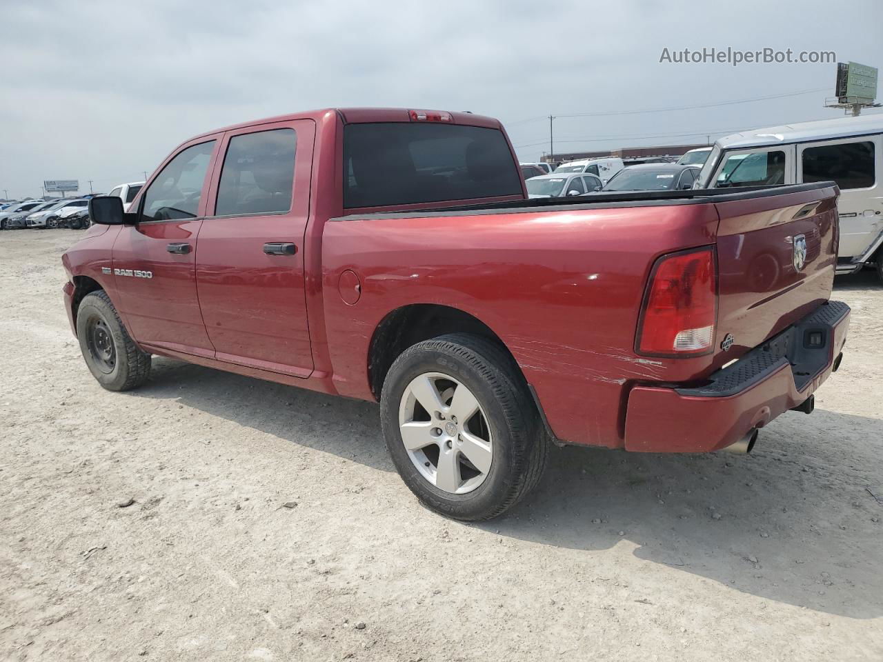 2012 Dodge Ram 1500 St Red vin: 1C6RD6KT8CS237440