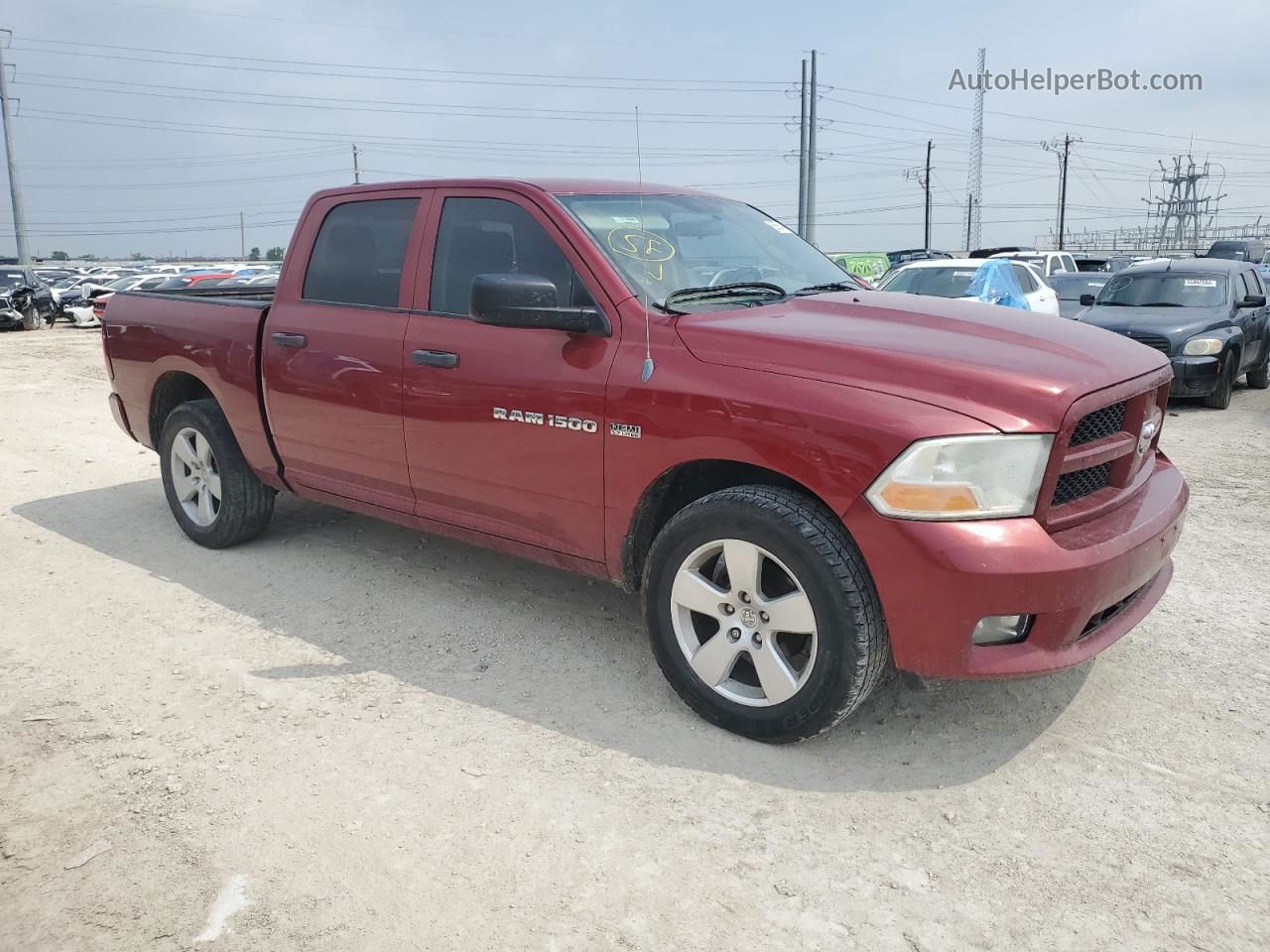 2012 Dodge Ram 1500 St Red vin: 1C6RD6KT8CS237440