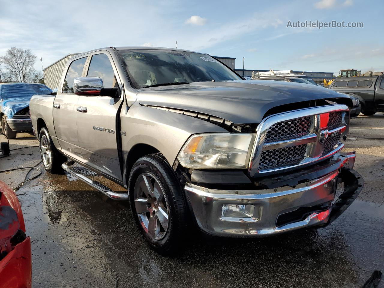 2012 Dodge Ram 1500 Slt Gray vin: 1C6RD6LT5CS281006