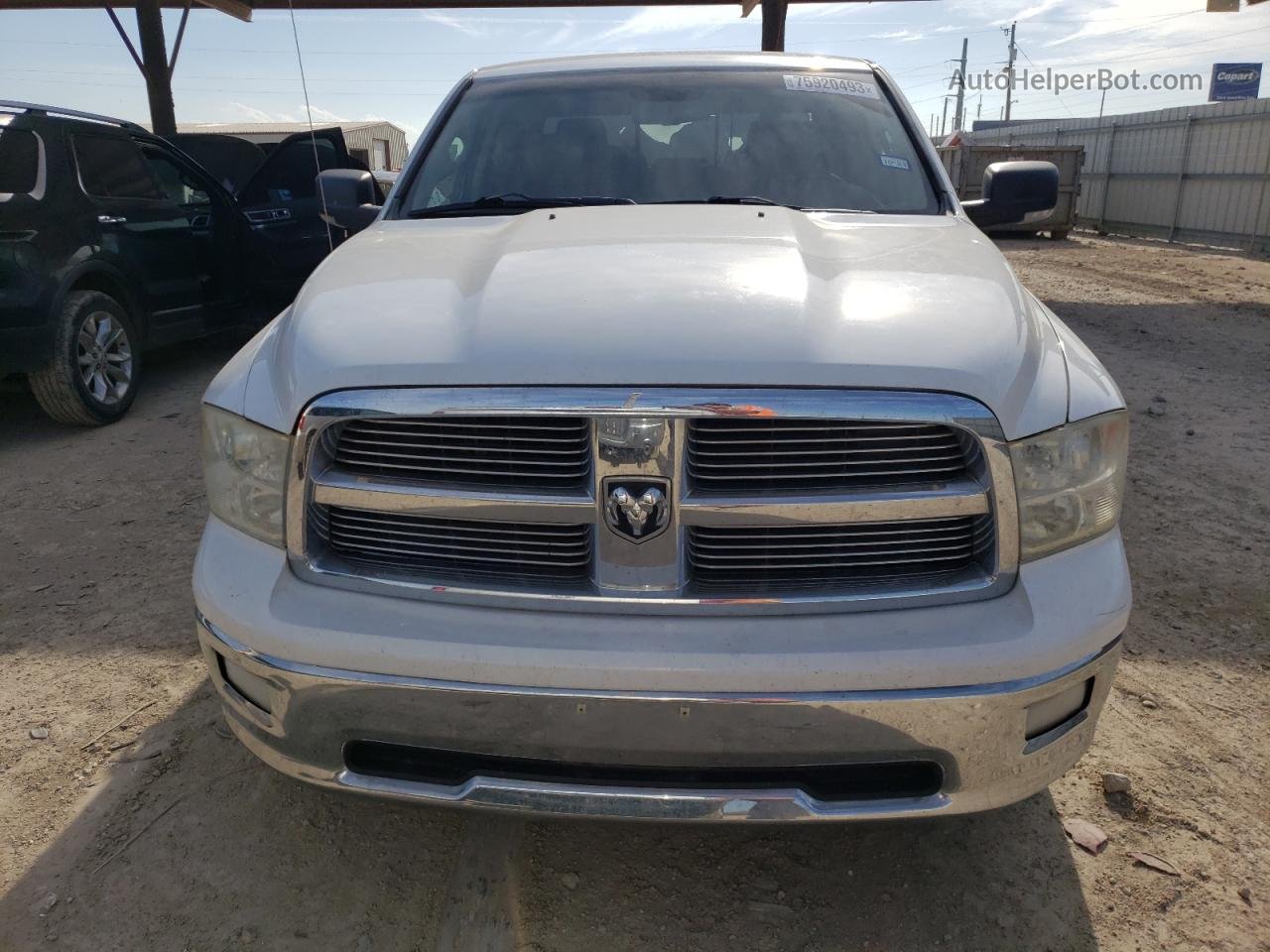 2012 Dodge Ram 1500 Slt White vin: 1C6RD6LT6CS137545