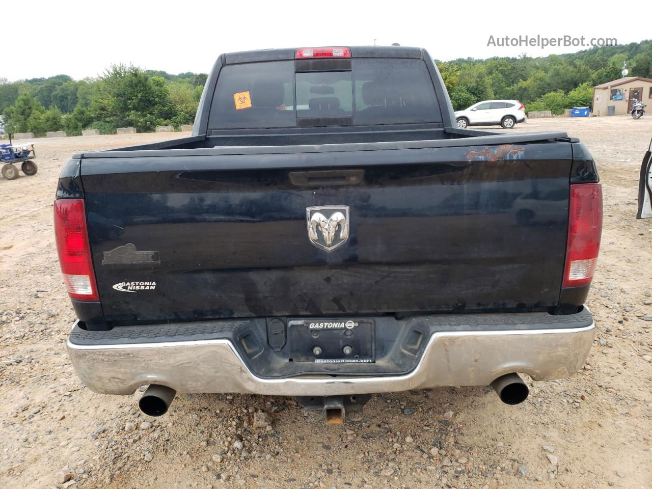 2012 Dodge Ram 1500 Slt Black vin: 1C6RD6LTXCS148046