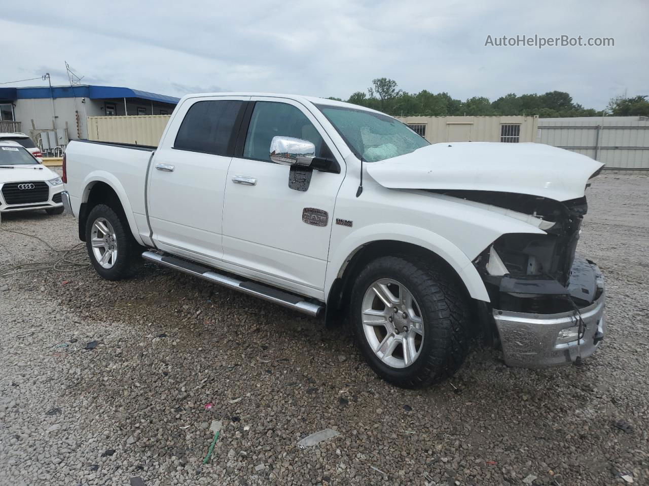 2012 Dodge Ram 1500 Longhorn White vin: 1C6RD6PT7CS212859