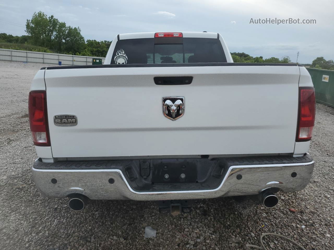 2012 Dodge Ram 1500 Longhorn Белый vin: 1C6RD6PT7CS212859