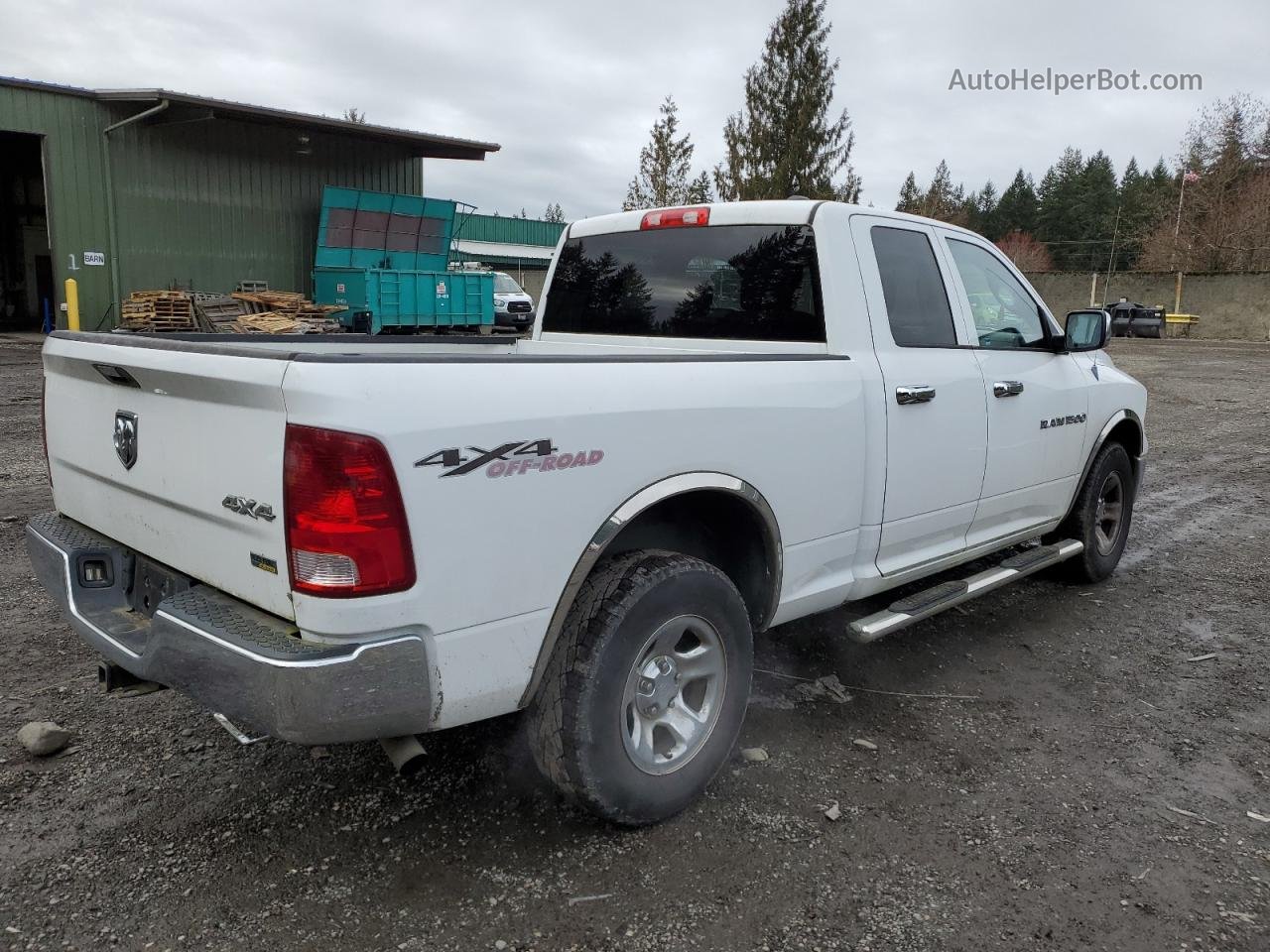 2012 Dodge Ram 1500 St White vin: 1C6RD7FP1CS111018