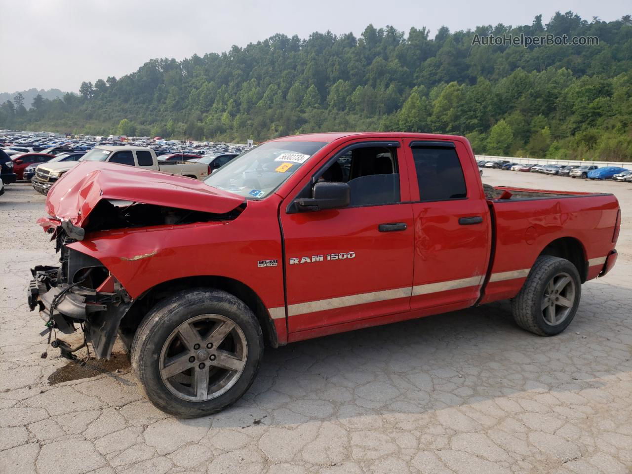 2012 Dodge Ram 1500 St Red vin: 1C6RD7FT0CS202648