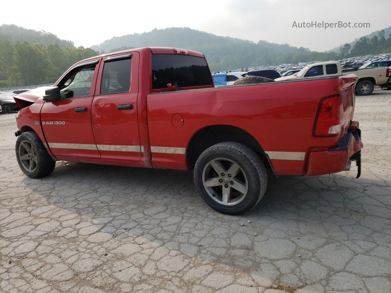 2012 Dodge Ram 1500 St Красный vin: 1C6RD7FT0CS202648