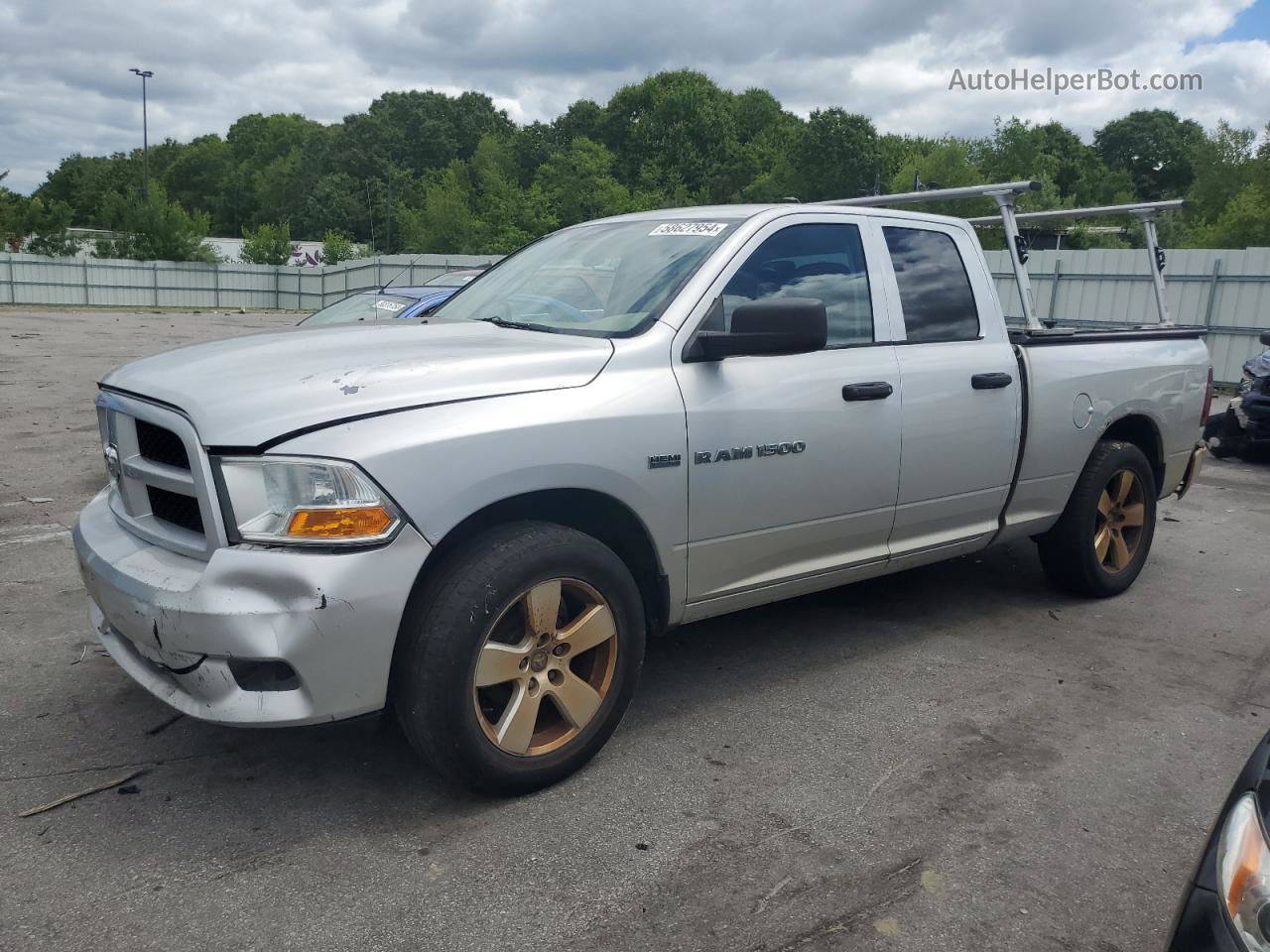 2012 Dodge Ram 1500 St Серебряный vin: 1C6RD7FT2CS261748