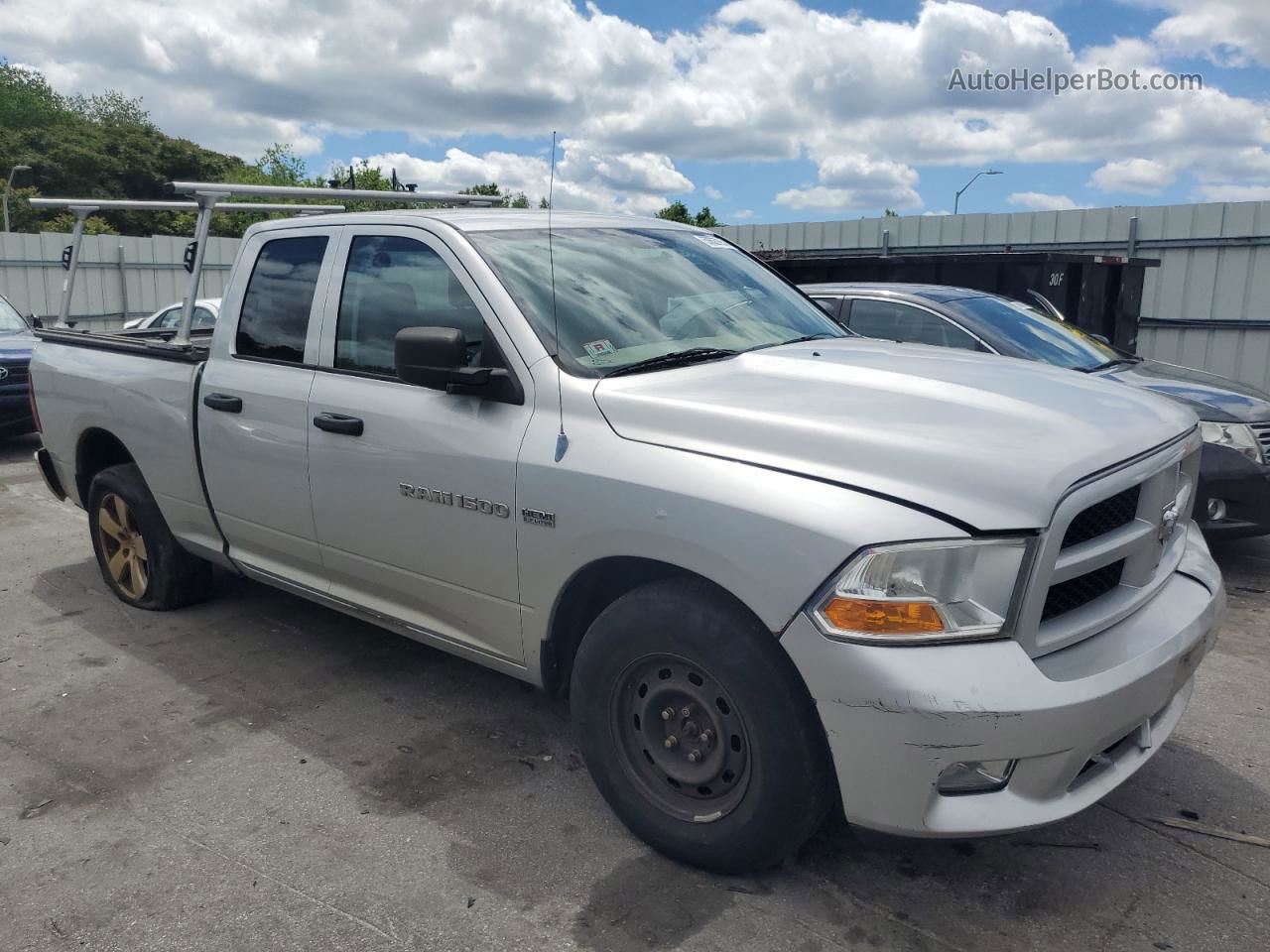 2012 Dodge Ram 1500 St Серебряный vin: 1C6RD7FT2CS261748