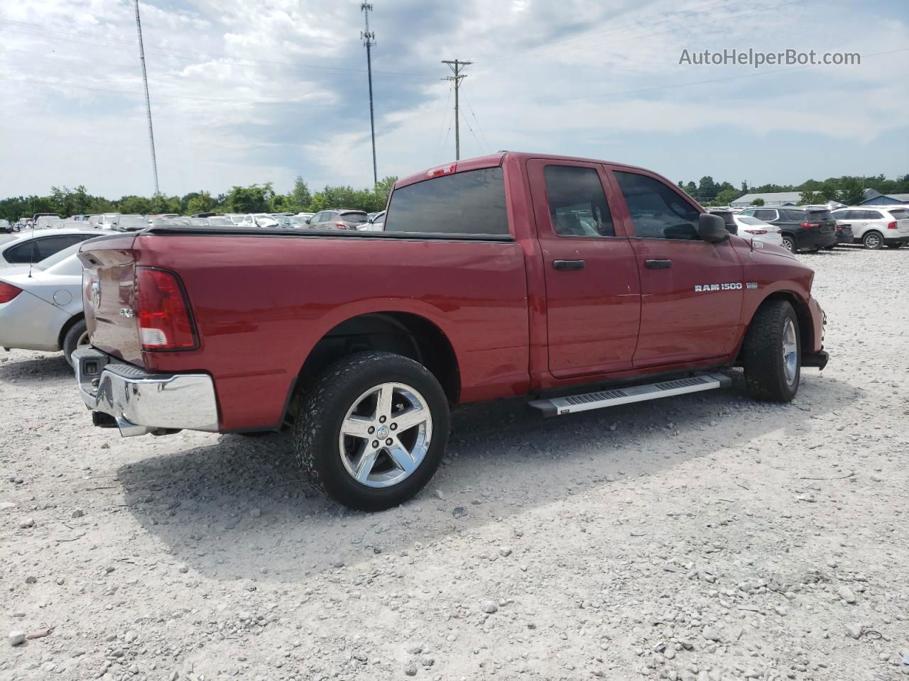 2012 Dodge Ram 1500 St Maroon vin: 1C6RD7FT3CS286643