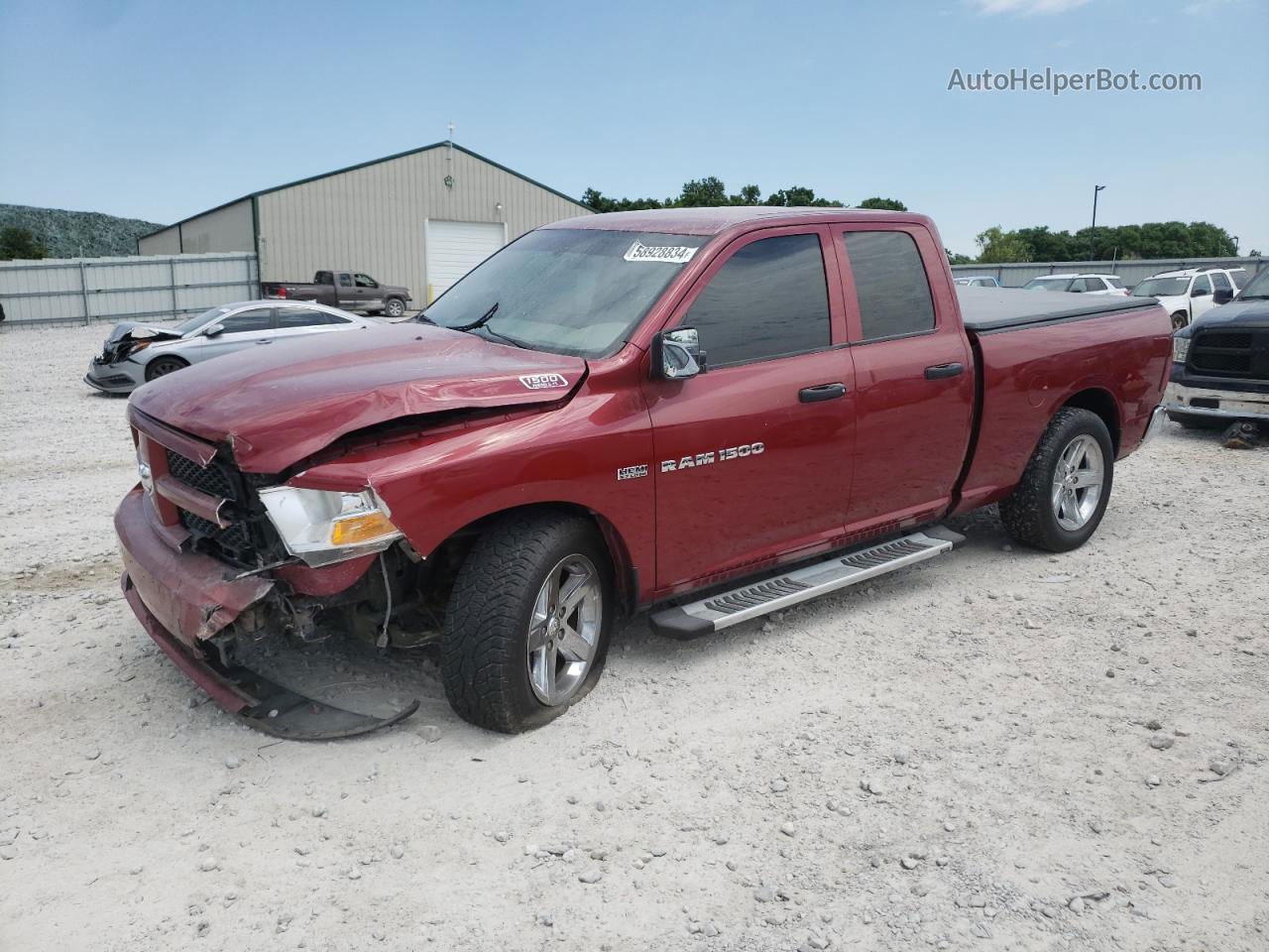 2012 Dodge Ram 1500 St Maroon vin: 1C6RD7FT3CS286643