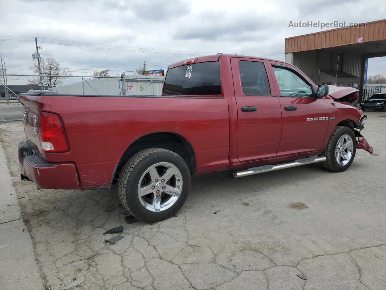 2012 Dodge Ram 1500 St Burgundy vin: 1C6RD7FT5CS139739