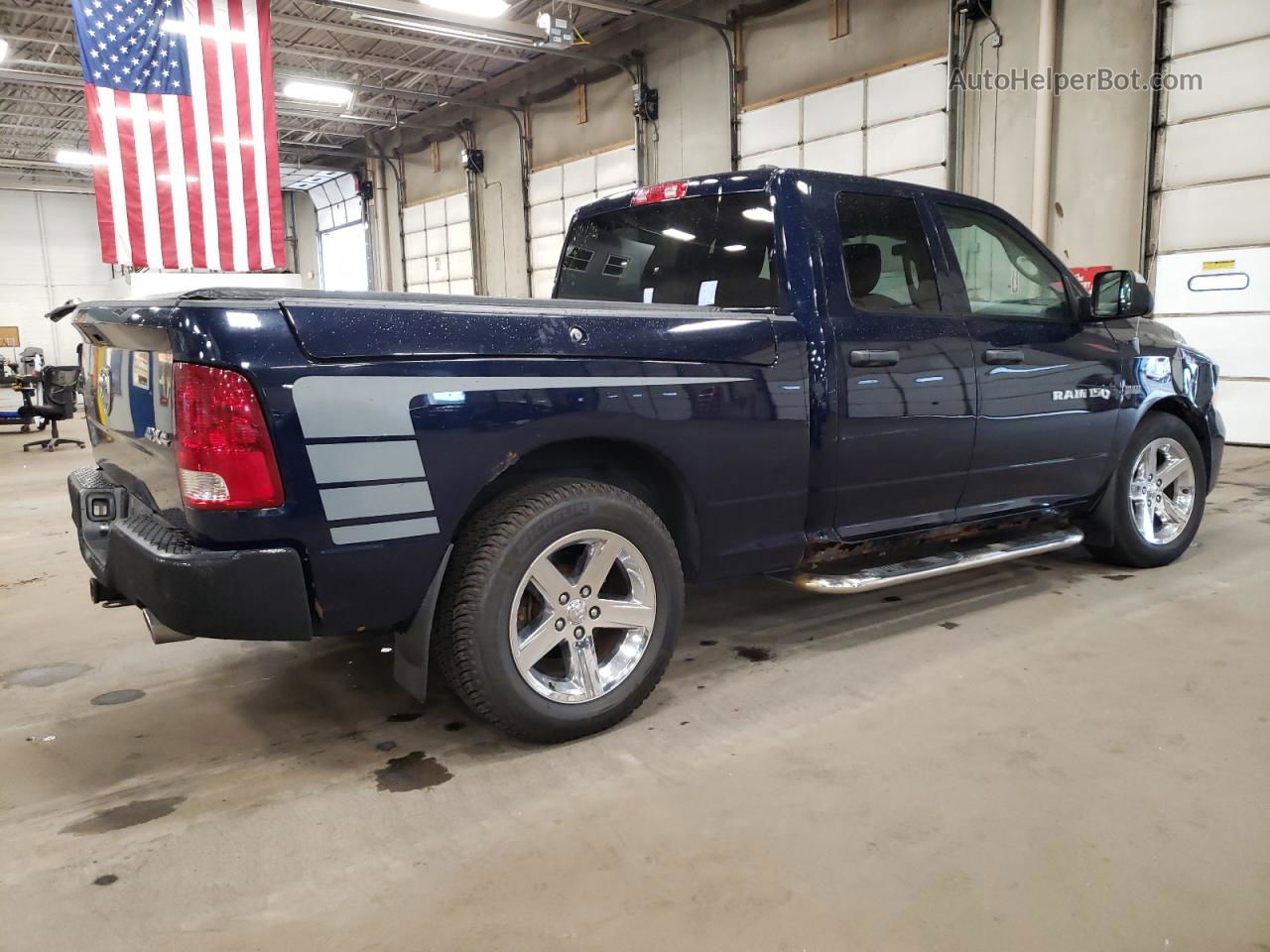 2012 Dodge Ram 1500 St Blue vin: 1C6RD7FT5CS178895