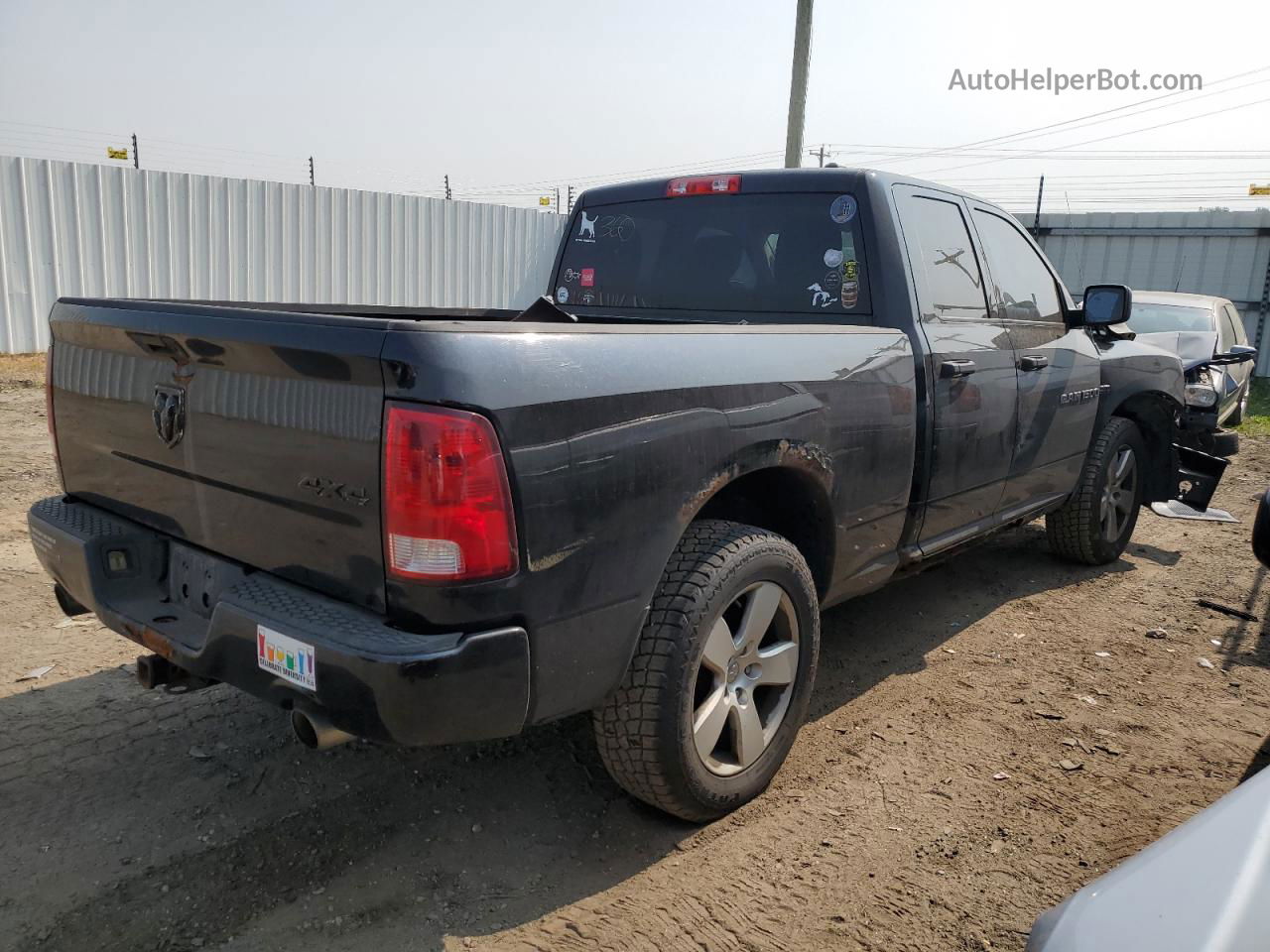 2012 Dodge Ram 1500 St Black vin: 1C6RD7FT5CS244829