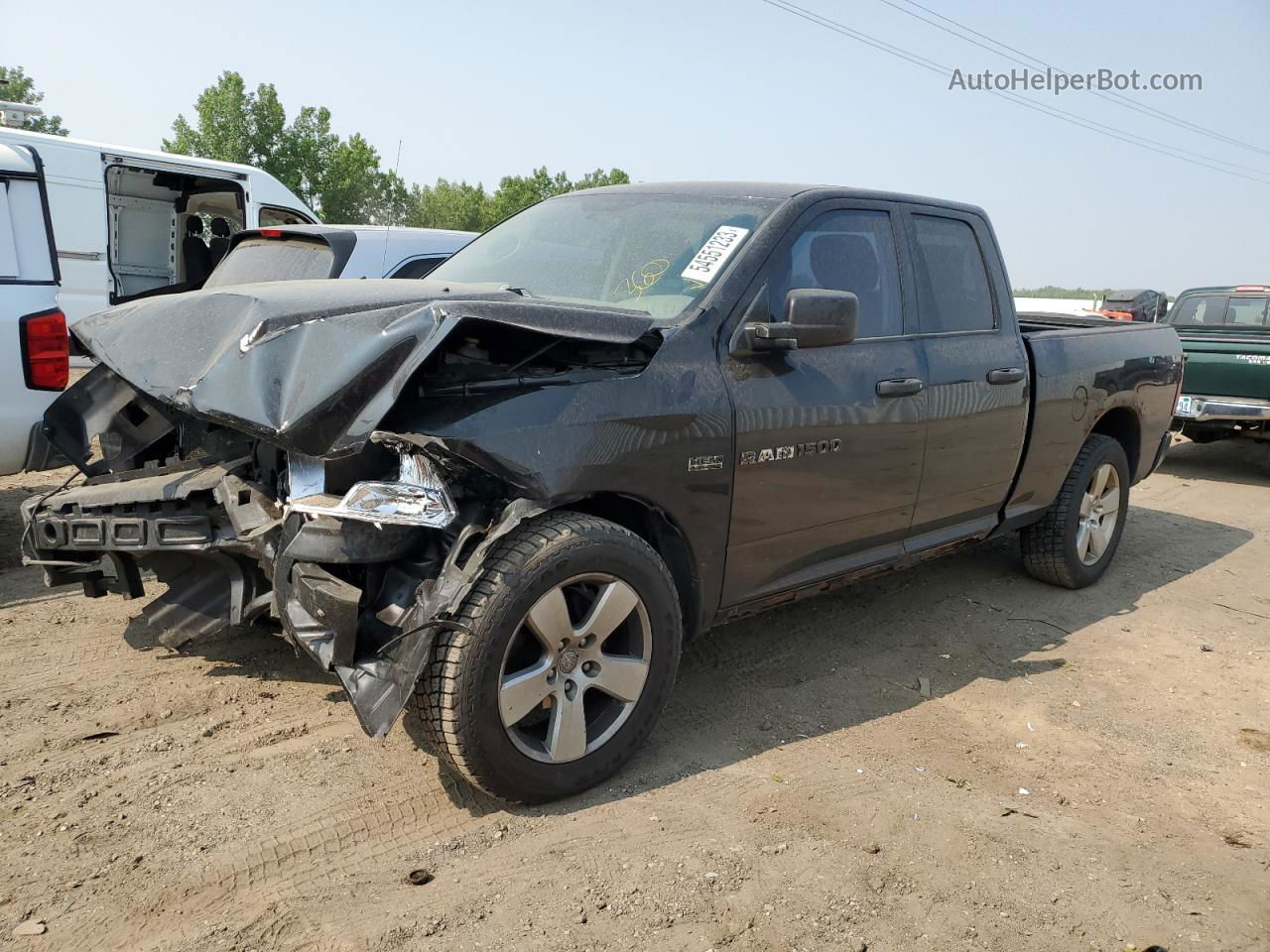 2012 Dodge Ram 1500 St Black vin: 1C6RD7FT5CS244829