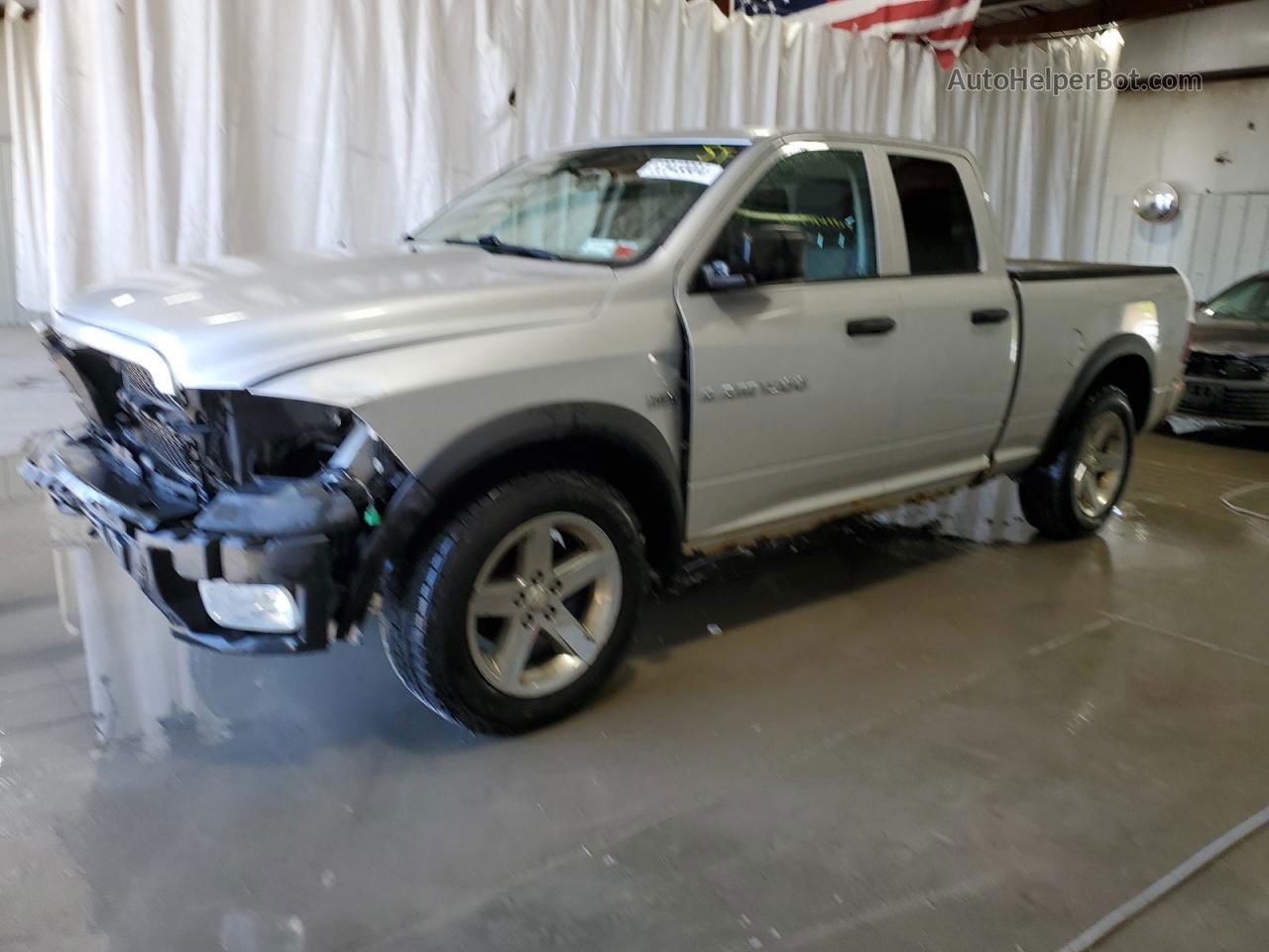 2012 Dodge Ram 1500 St Silver vin: 1C6RD7FT7CS195486