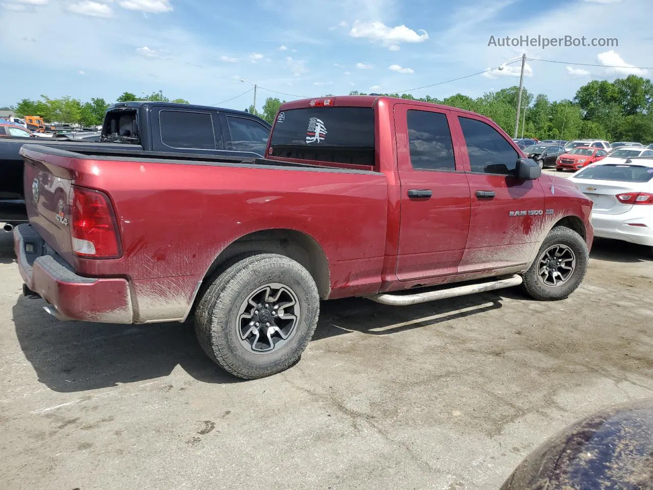 2012 Dodge Ram 1500 St Red vin: 1C6RD7FT7CS251961