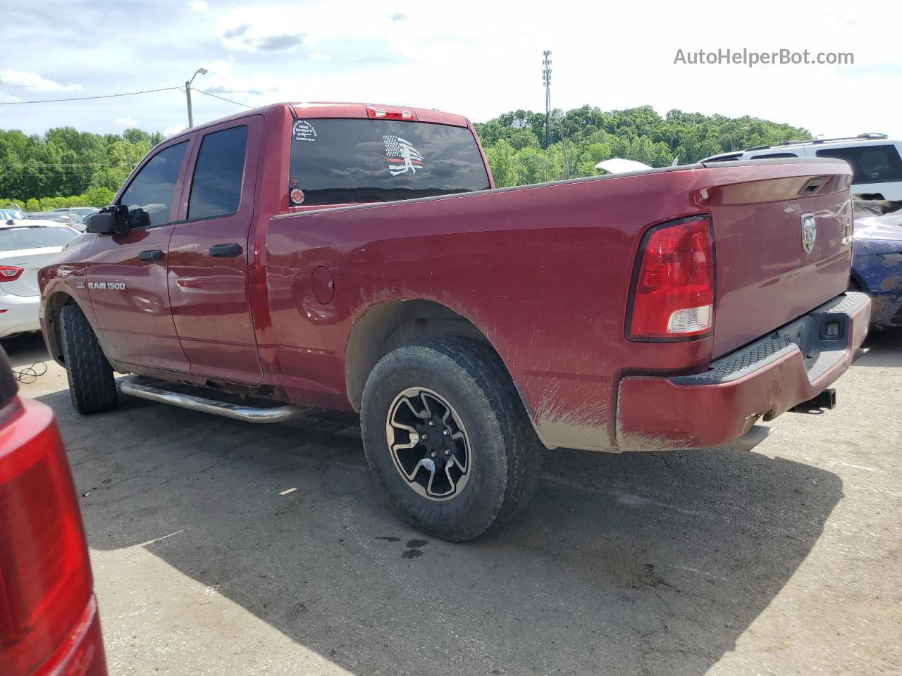 2012 Dodge Ram 1500 St Red vin: 1C6RD7FT7CS251961