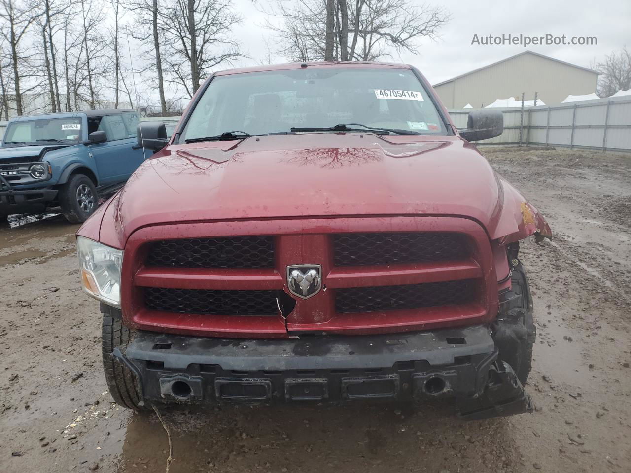 2012 Dodge Ram 1500 St Burgundy vin: 1C6RD7FT8CS264783