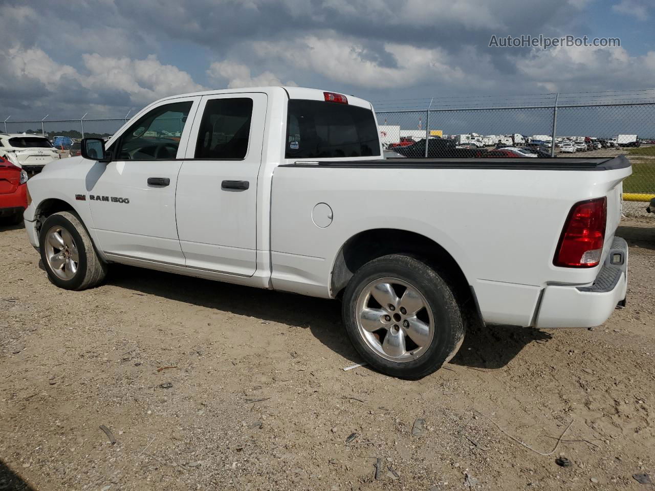 2012 Dodge Ram 1500 St White vin: 1C6RD7FTXCS231526