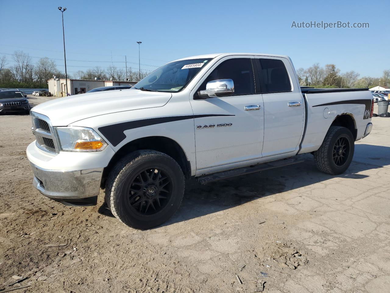 2012 Dodge Ram 1500 Slt Белый vin: 1C6RD7GP2CS136394