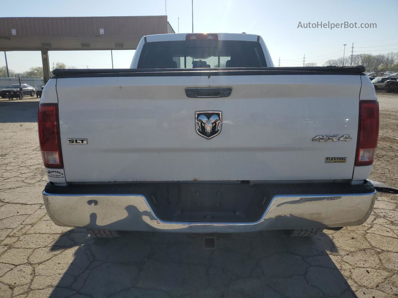 2012 Dodge Ram 1500 Slt White vin: 1C6RD7GP2CS136394