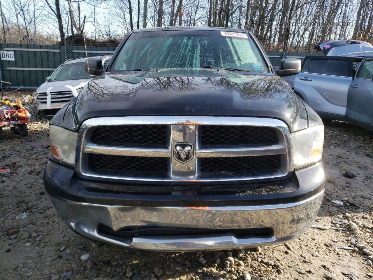 2012 Dodge Ram 1500 Slt Черный vin: 1C6RD7GP6CS139329