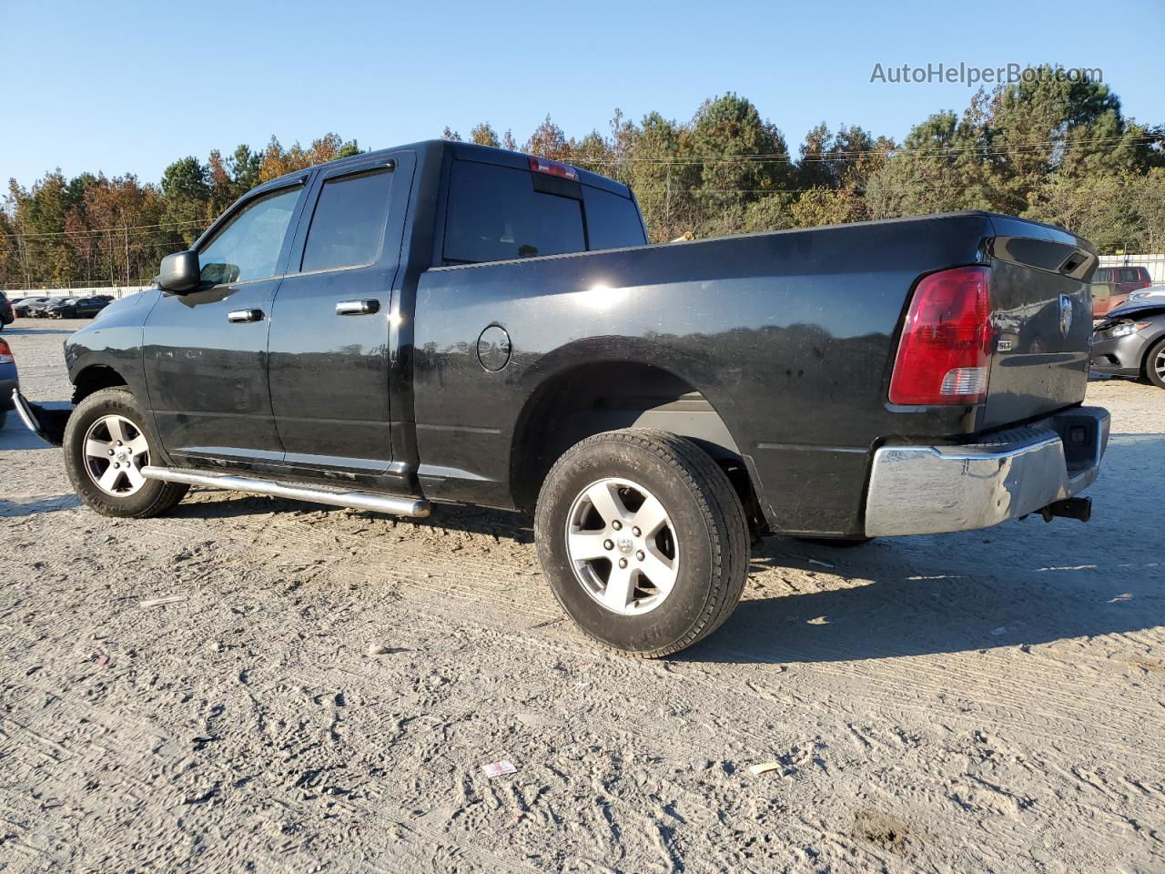 2012 Dodge Ram 1500 Slt Black vin: 1C6RD7GP7CS102046