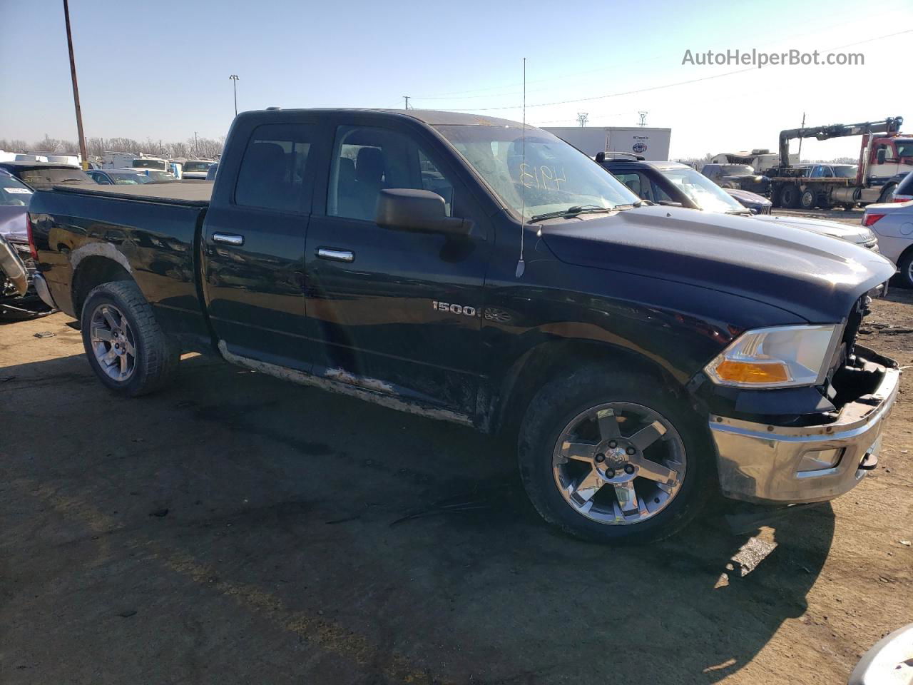 2012 Dodge Ram 1500 Slt Black vin: 1C6RD7GT5CS134913