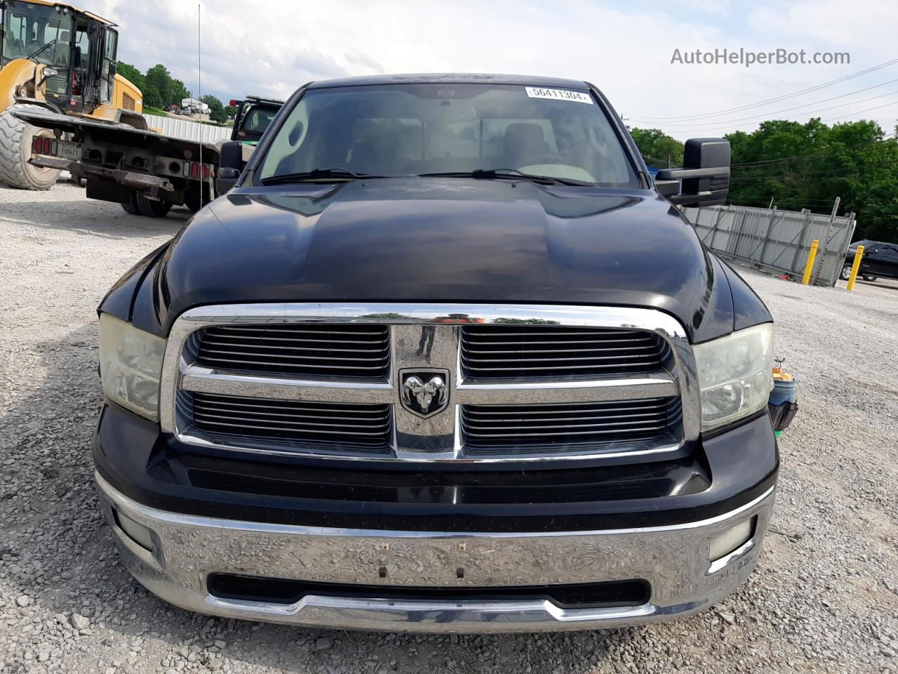 2012 Dodge Ram 1500 Slt Black vin: 1C6RD7GT5CS196439