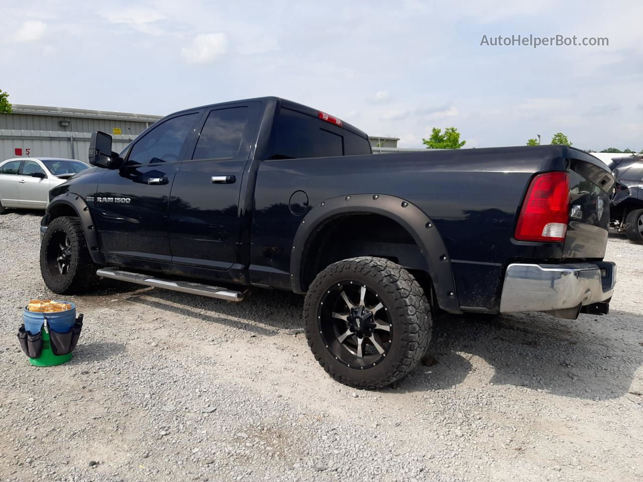 2012 Dodge Ram 1500 Slt Black vin: 1C6RD7GT5CS196439