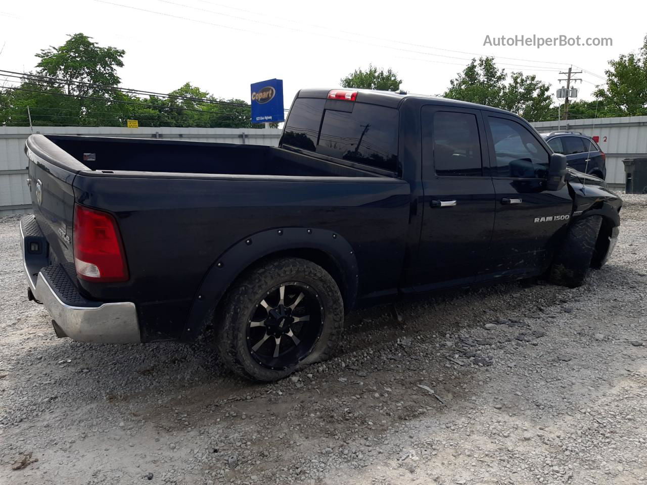 2012 Dodge Ram 1500 Slt Black vin: 1C6RD7GT5CS196439