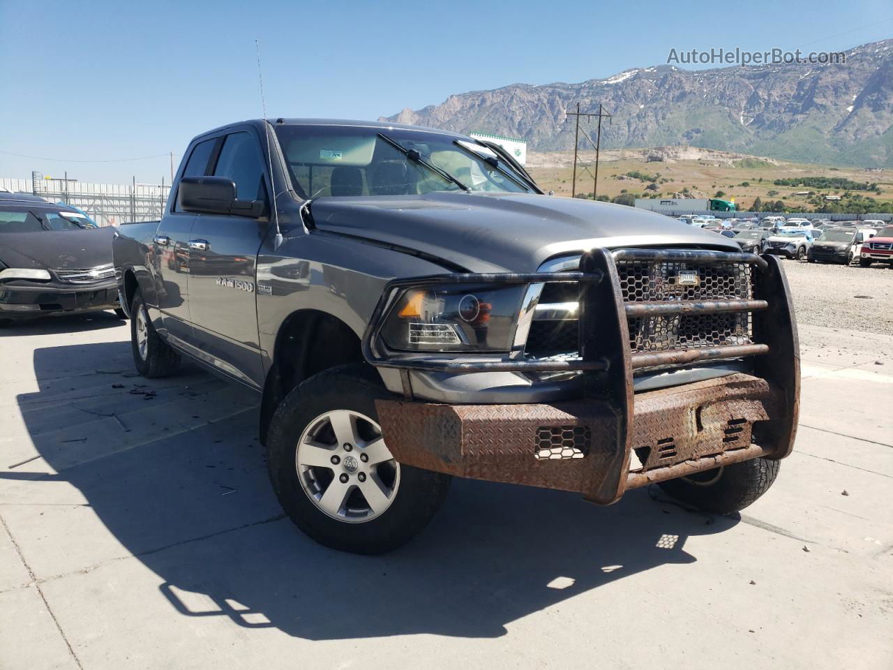 2012 Dodge Ram 1500 Slt Silver vin: 1C6RD7GT6CS114458