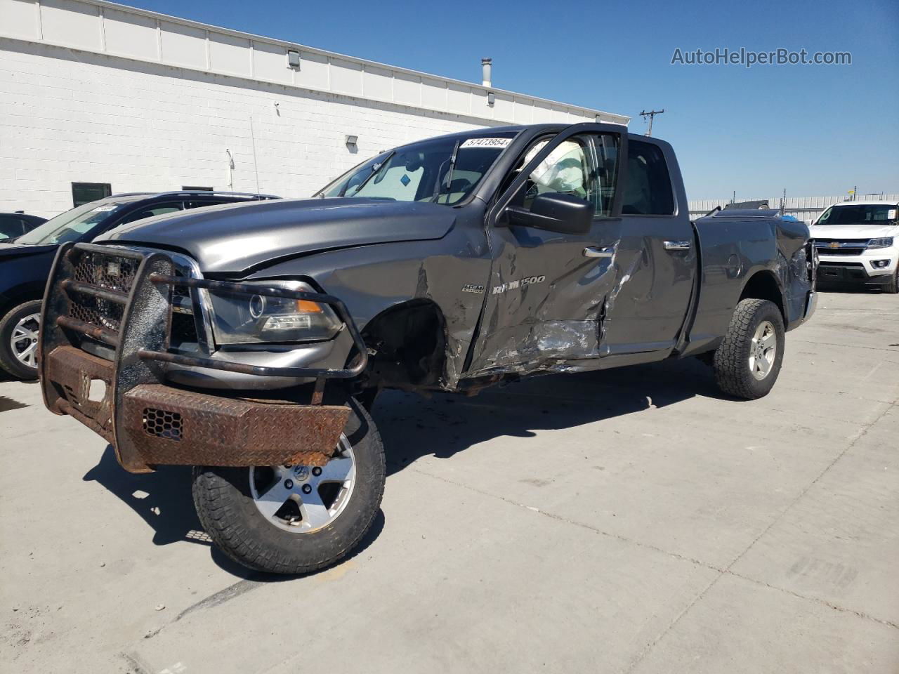 2012 Dodge Ram 1500 Slt Silver vin: 1C6RD7GT6CS114458