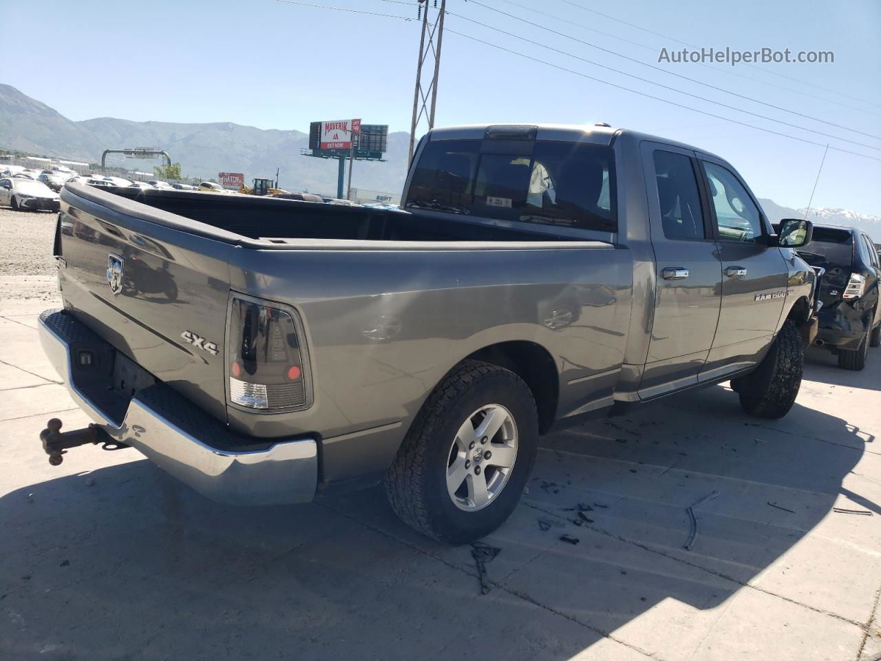 2012 Dodge Ram 1500 Slt Silver vin: 1C6RD7GT6CS114458