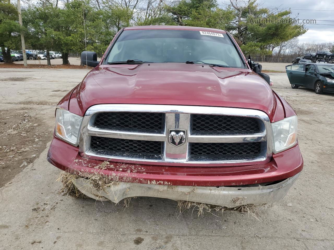 2012 Dodge Ram 1500 Slt Коричневый vin: 1C6RD7GT6CS141837