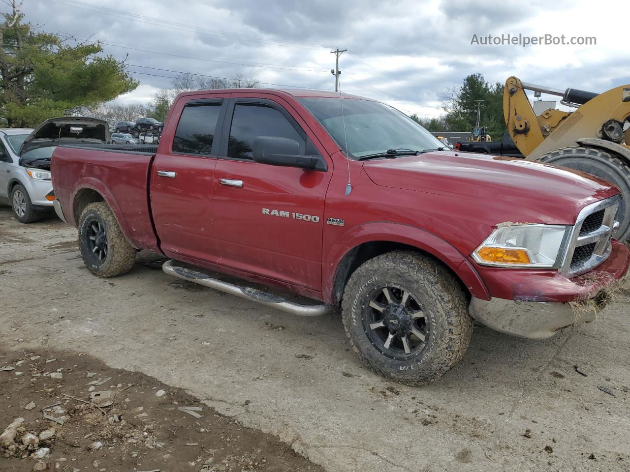 2012 Dodge Ram 1500 Slt Brown vin: 1C6RD7GT6CS141837