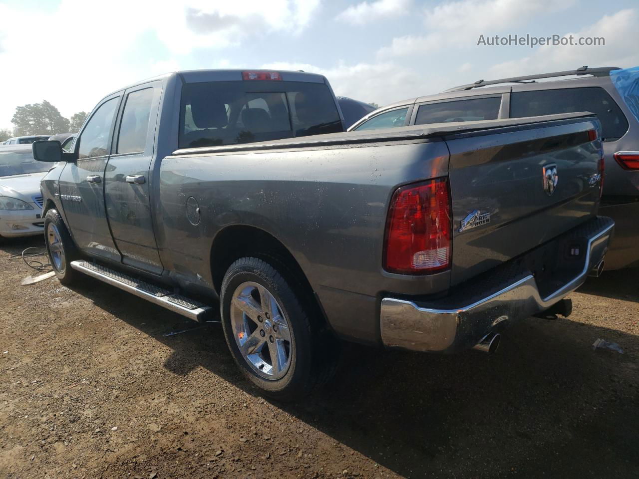 2012 Dodge Ram 1500 Slt Серый vin: 1C6RD7GT6CS347238