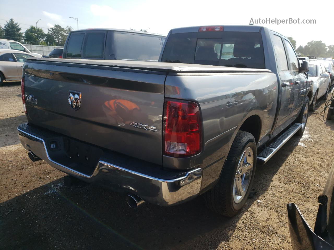 2012 Dodge Ram 1500 Slt Серый vin: 1C6RD7GT6CS347238