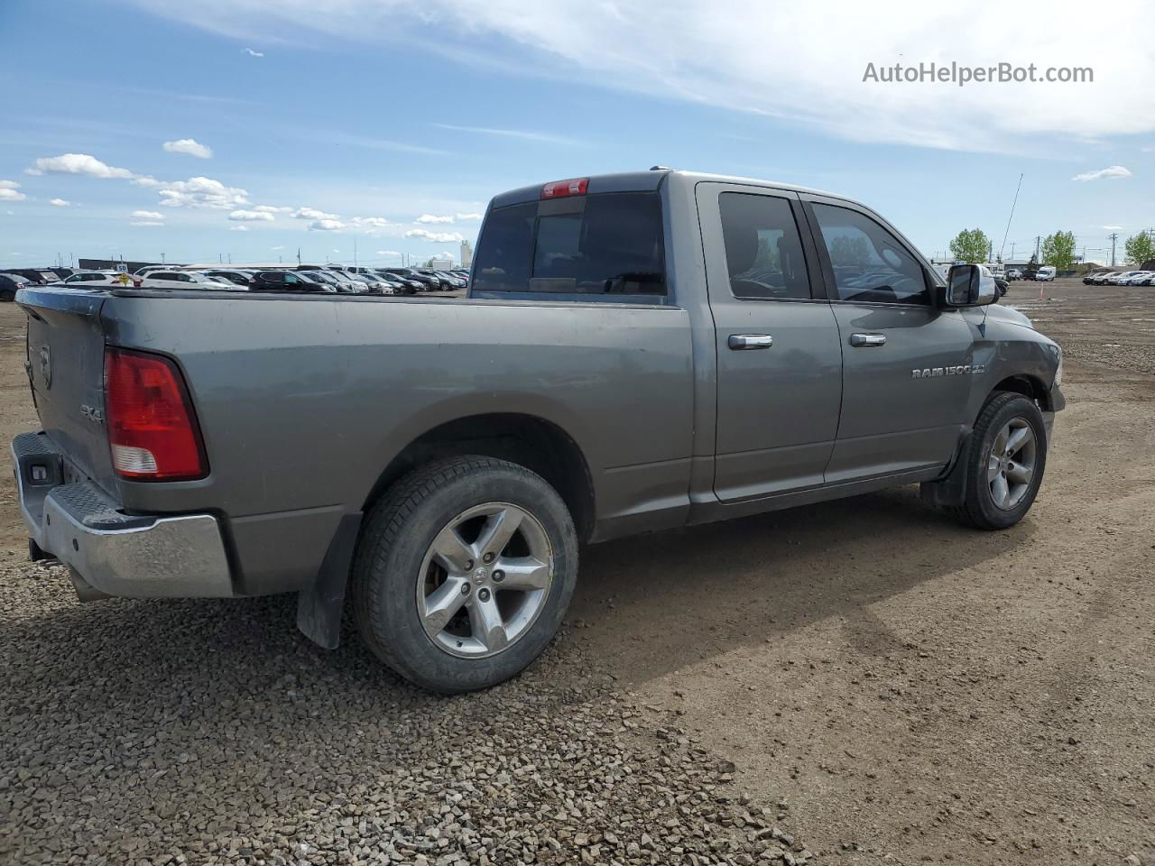 2012 Dodge Ram 1500 Slt Gray vin: 1C6RD7GT8CS280030