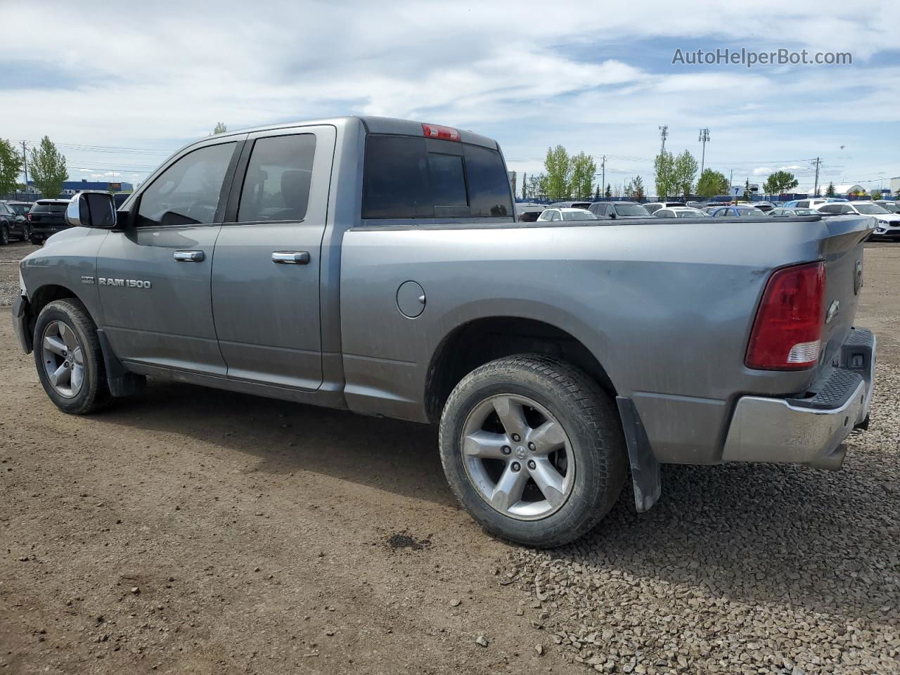 2012 Dodge Ram 1500 Slt Серый vin: 1C6RD7GT8CS280030