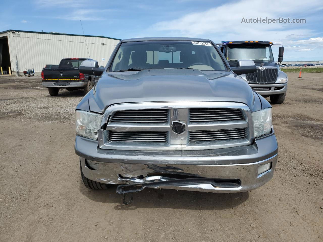 2012 Dodge Ram 1500 Slt Серый vin: 1C6RD7GT8CS280030