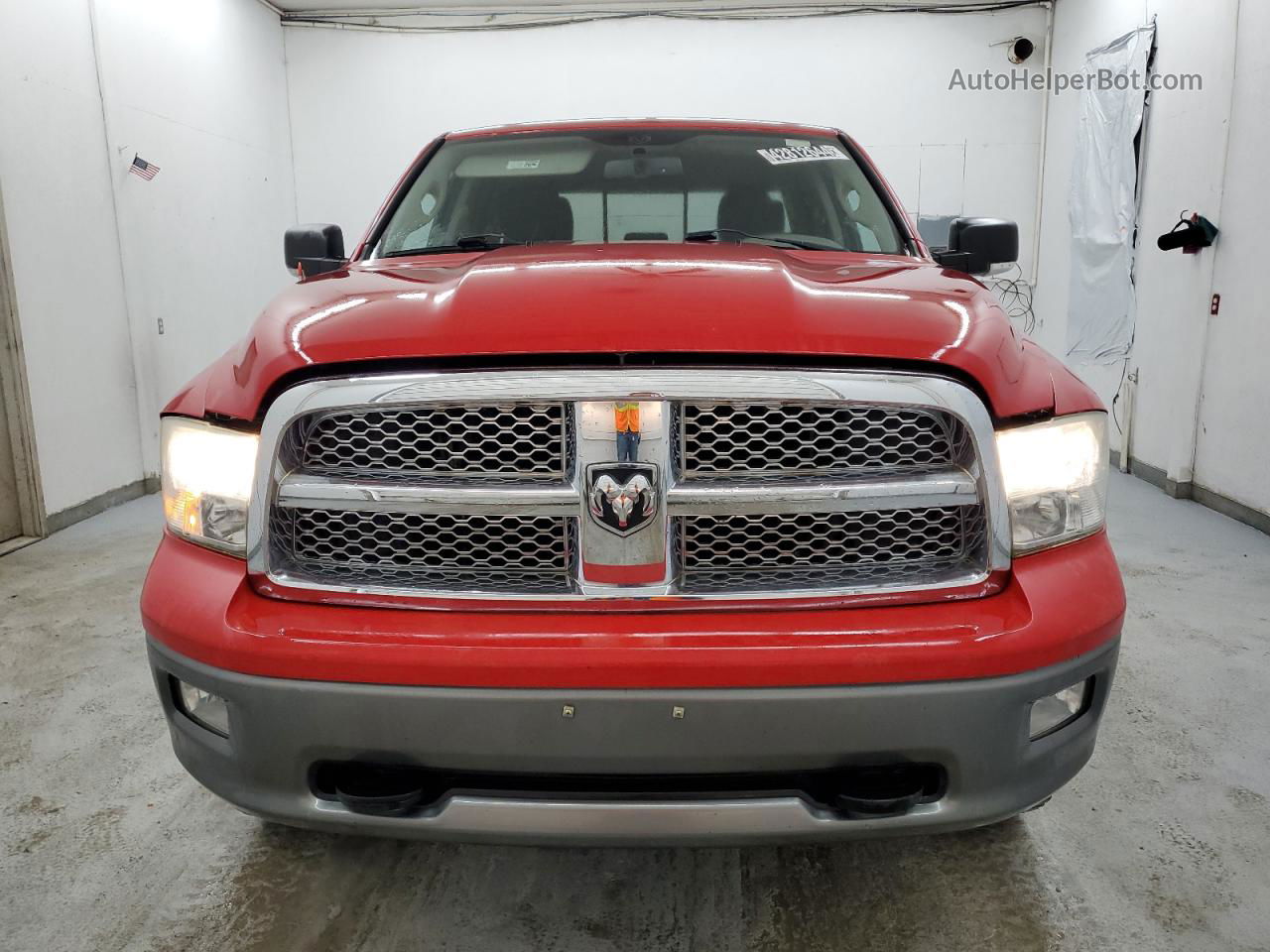 2012 Dodge Ram 1500 Slt Red vin: 1C6RD7GT9CS119444