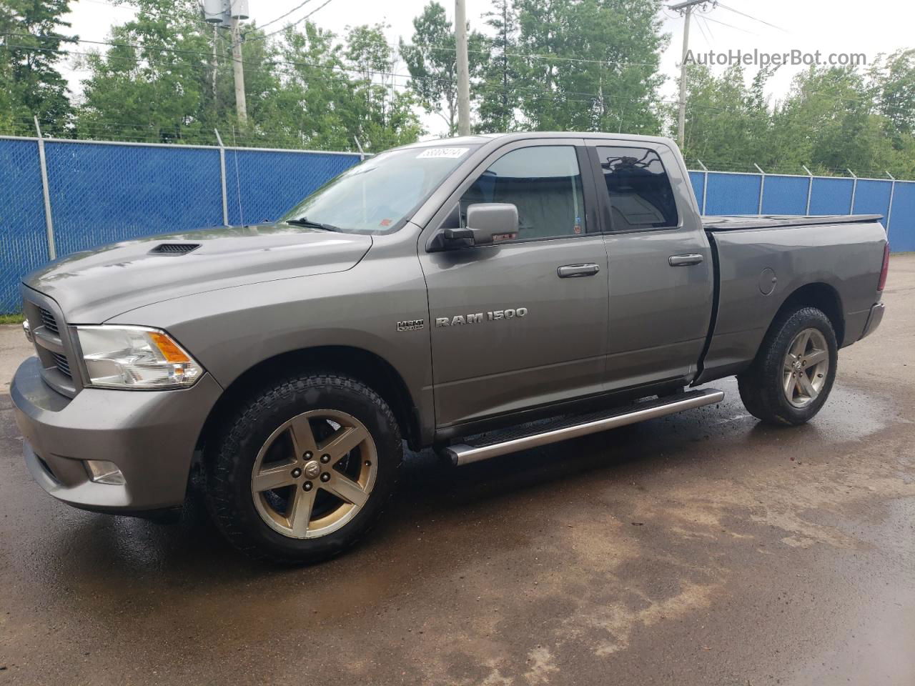 2012 Dodge Ram 1500 Sport Серый vin: 1C6RD7HT8CS310111