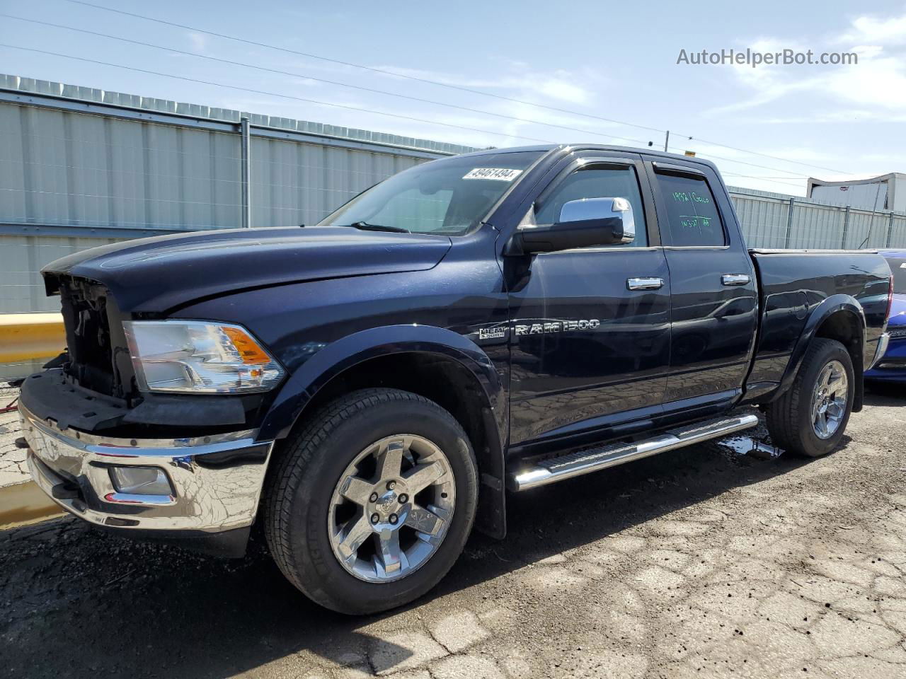 2012 Dodge Ram 1500 Laramie Blue vin: 1C6RD7JT2CS336634