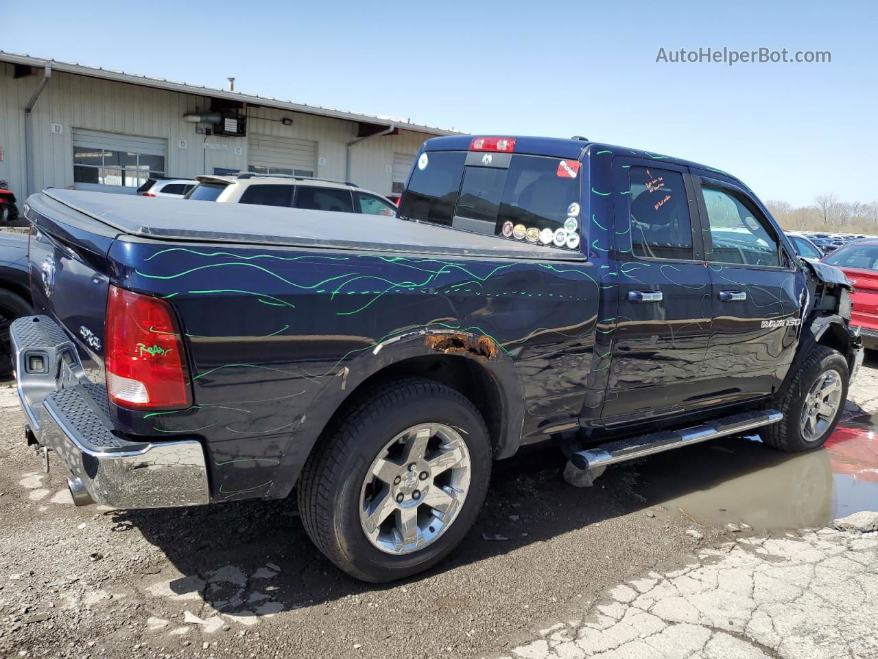 2012 Dodge Ram 1500 Laramie Blue vin: 1C6RD7JT2CS336634