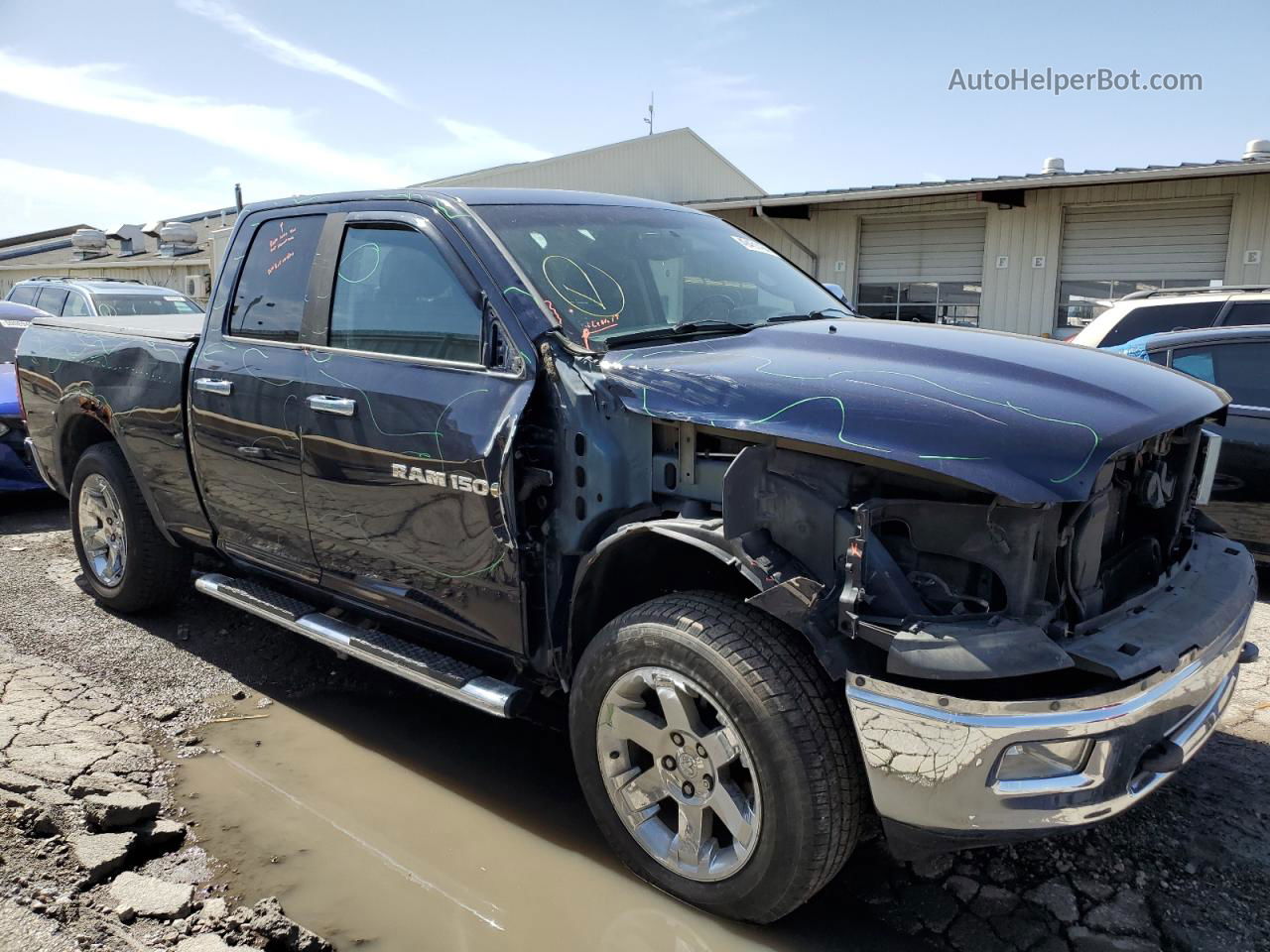 2012 Dodge Ram 1500 Laramie Blue vin: 1C6RD7JT2CS336634