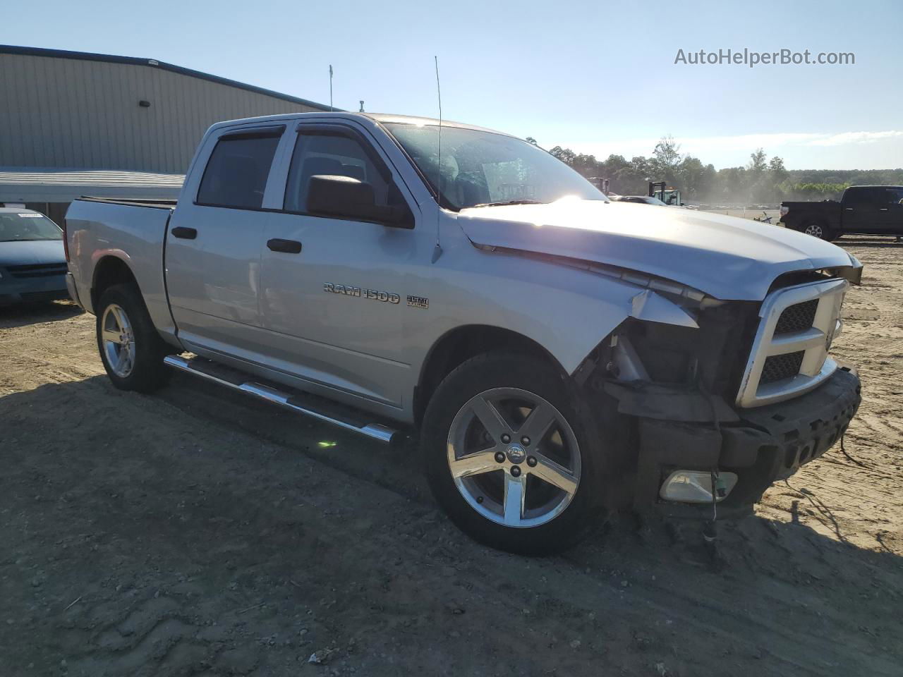 2012 Dodge Ram 1500 St Silver vin: 1C6RD7KT1CS320245